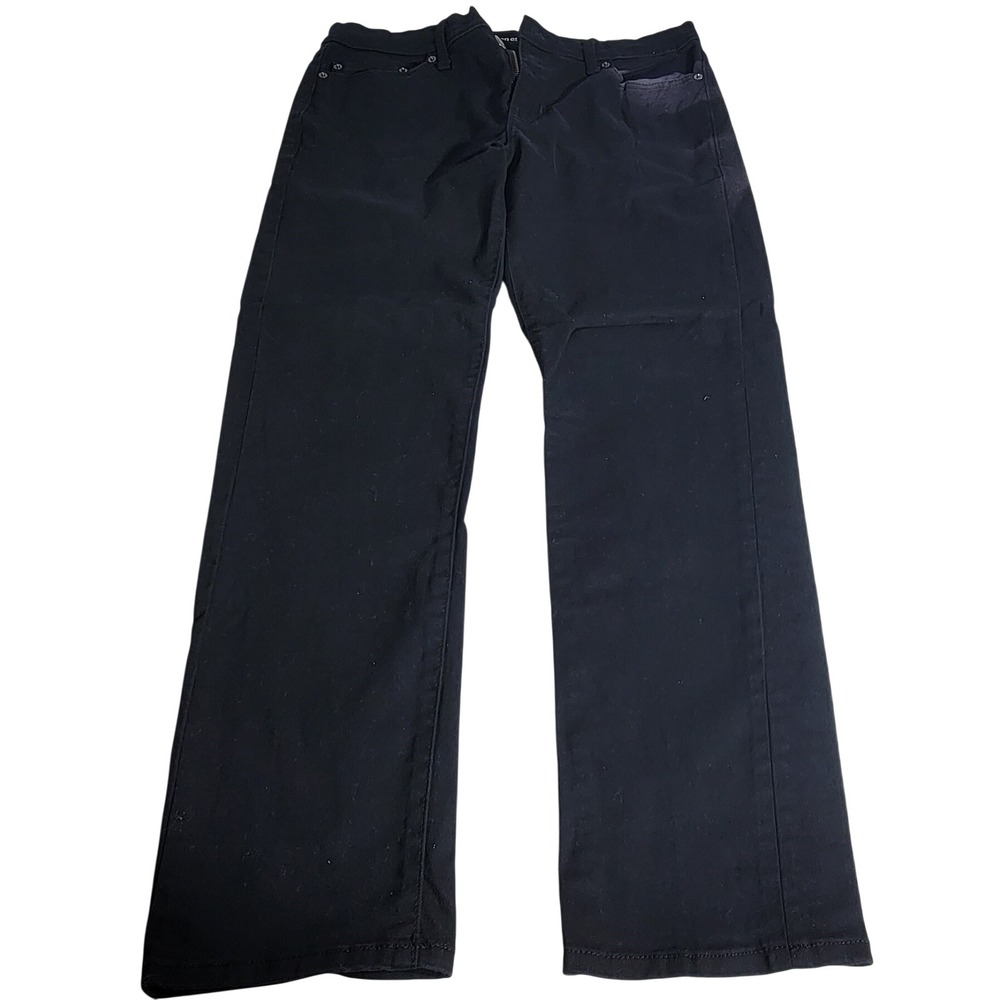 Amazon Essentials Mens Slim Fit Black Pants 33x30 Five Pocket Casual Trousers